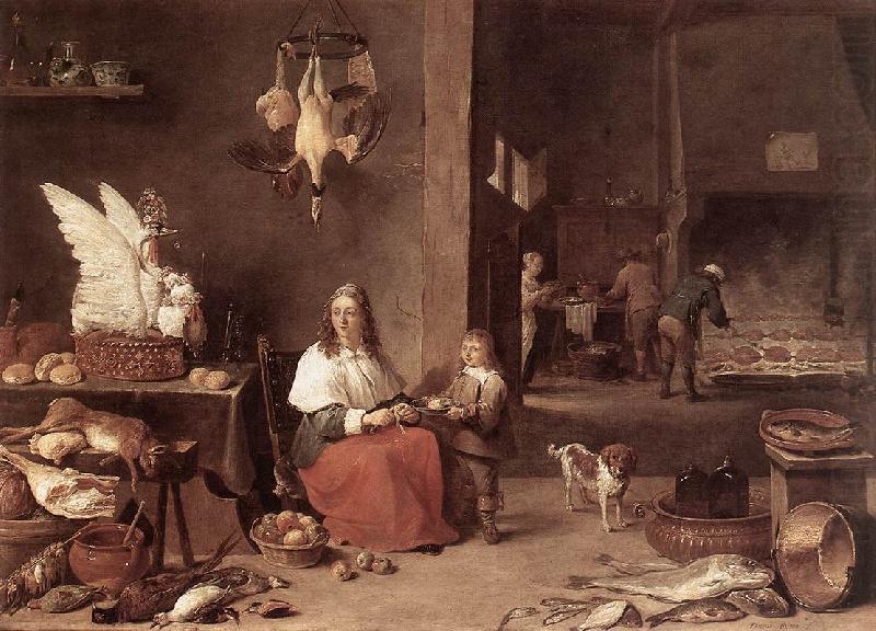 TENIERS, David the Younger Kitchen Scene sg china oil painting image
